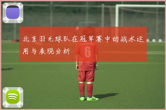 北京羽毛球队在冠军赛中的战术运用与表现分析